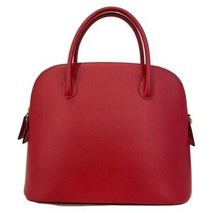 CELINE Bolide Logo Handbag Red